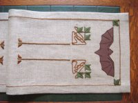Bat Table Scarf Embroidery Kit