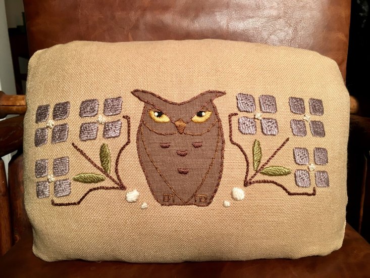 Petite Owl Pillow - Click Image to Close